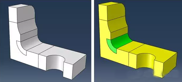 在Abaqus/CAE中巧用Creat shell命令进行分块